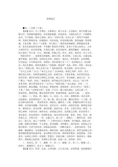 唐律疏义——精选推荐