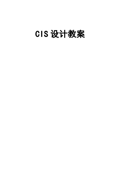 《CIS设计》教案