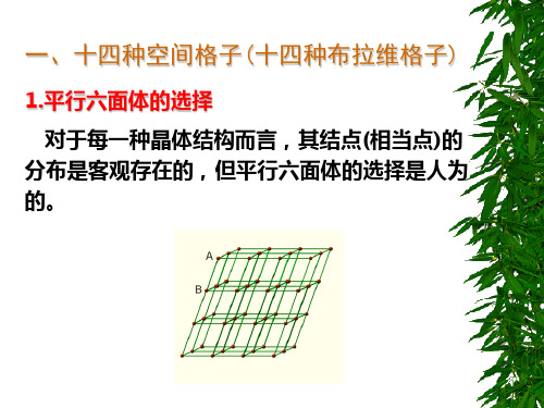 第六章 晶体内部结