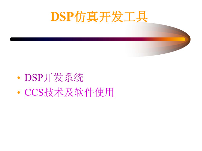 4 DSP仿真开发工具