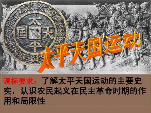 高一人教四11太平天国运动