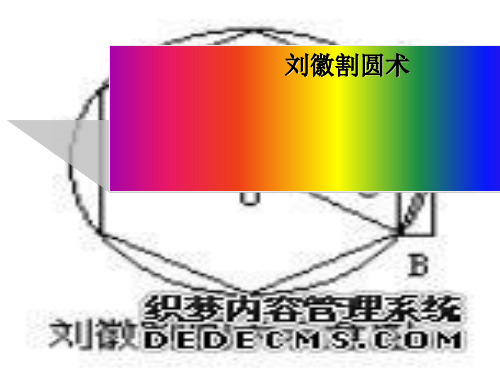 2019年最新-人教版高中数学必修三刘徽割圆术ppt课件