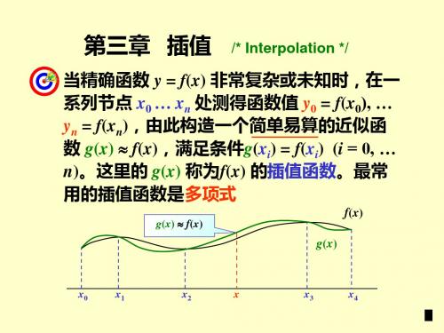 数值分析-计算方法-插值a 