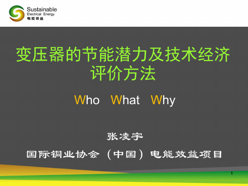 变压器的节能潜力及技术经济评价方法