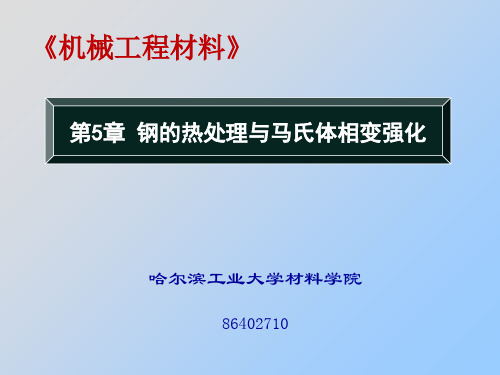 第六章-钢的热处理原理与马氏体相变强化上 85页PPT文档