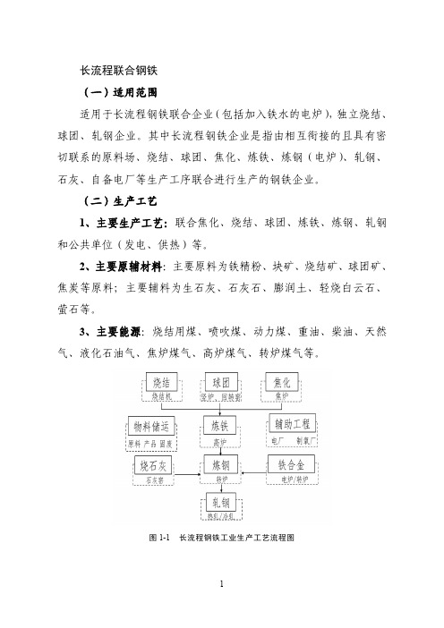 长流程钢铁——生态环境部重污染天气重点行业绩效分级及减排措施