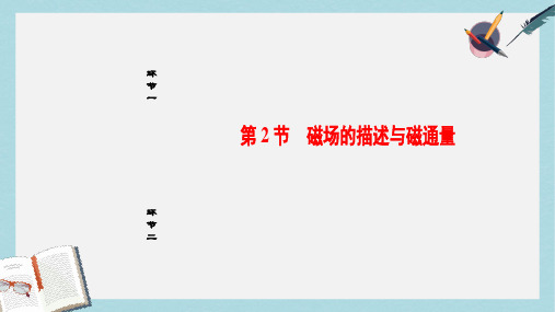 2019-2020年新鲁科版高中物理第2章磁及其应用第2节磁场的描述与磁通量课件选修1_1