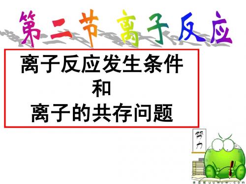 2-2-2离子反应条件