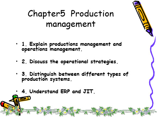 Chapter 5  Production__ management