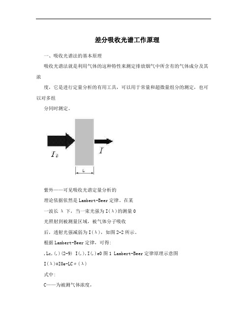 差分吸收光谱工作原理