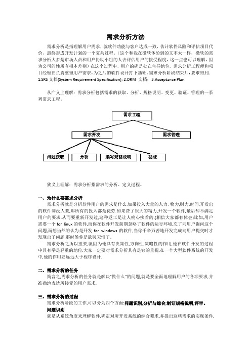 需求分析方法