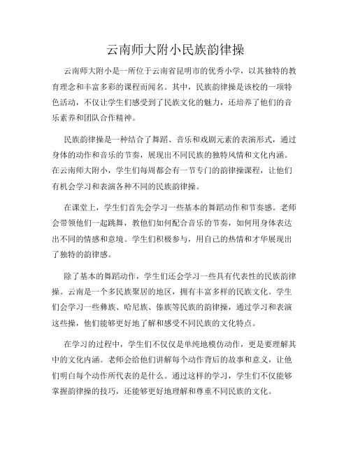 云南师大附小民族韵律操