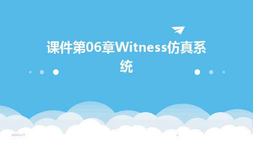 课件第06章Witness仿真系统