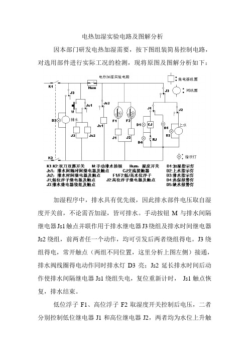 电热加湿实验电路及图解