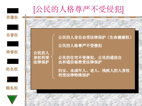 公民的人格尊严不受侵犯精选教学PPT课件