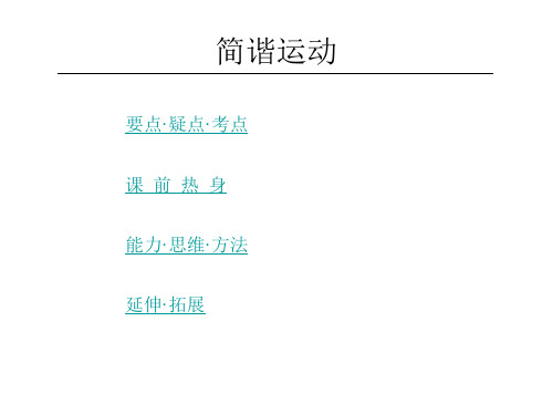 高二物理简谐运动2(1)(2019年11月整理)