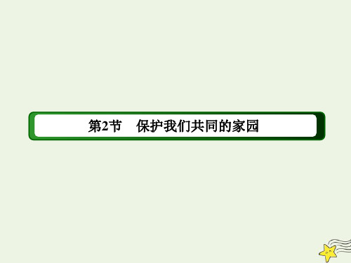 2021学年高中生物第6章生态环境的保护2保护我们共同的家园课件人教版必修3