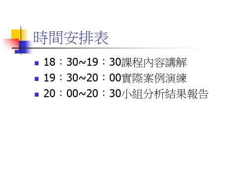 改善(IE)七大手法之(7)抽查法-精品文档