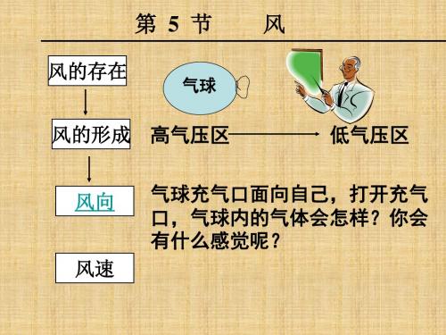 浙教版科学八上《风》ppt课件