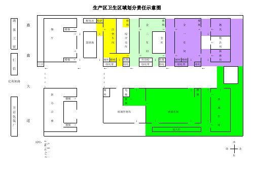 卫生区域划分示意图(鑫鑫)