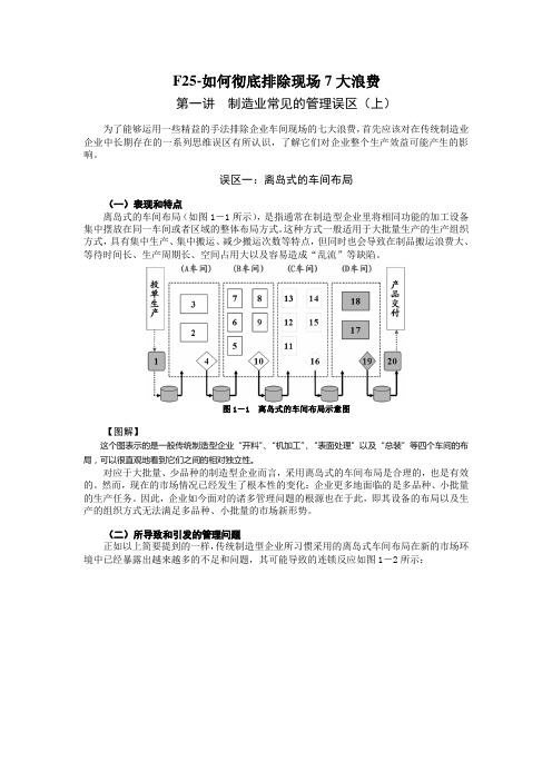 如何杜绝现场七大浪费