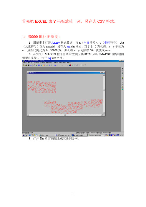 Tin法制作地球化学图