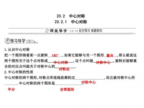 最新文档-23.2.1 中心对称-PPT精品文档