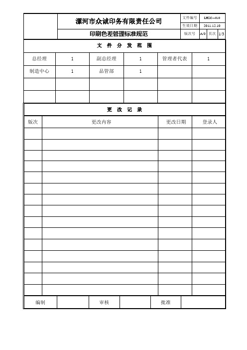 印刷色差标准检验规范1)010