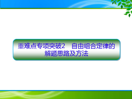 新人教版  必修2 自由组合定律的解题思路及方法 课件 (共62张 )