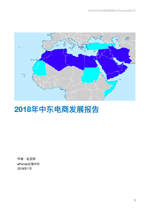 2018年中东电商发展报告