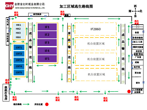 安全逃生路线图