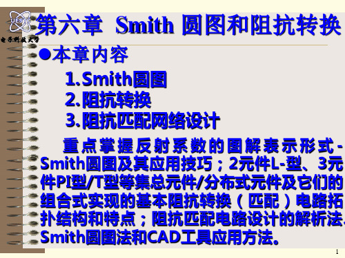 电子科技大学通信射频电路 Smith圆图和阻抗转换 15-18