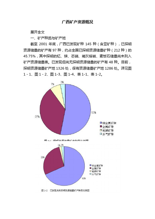 广西矿产资源概况