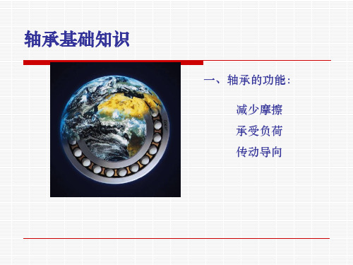 轴承基础知识培训教程