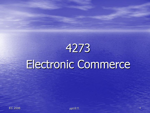 E—commerce 基础讲义ppt课件