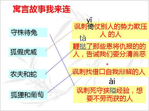 初中语文人教七年级上册寓言二则PPT