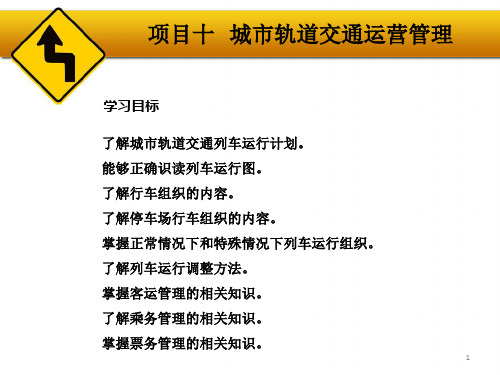 10城市轨道交通运营管理