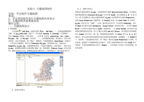 实验八 专题地图制作(DOC)