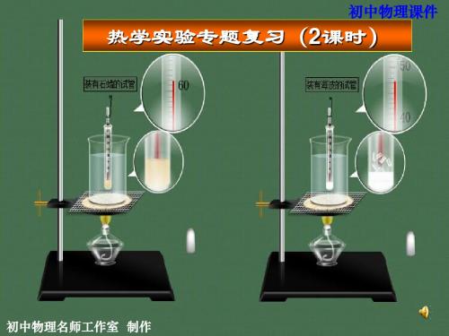 初中物理热学实验专题复习课件