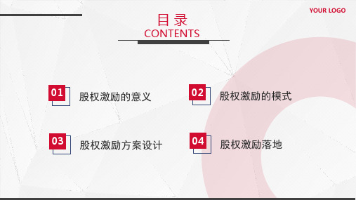 股权激励商务金融法律知识主题会议沙龙讲座培训讲座课件PPT模板