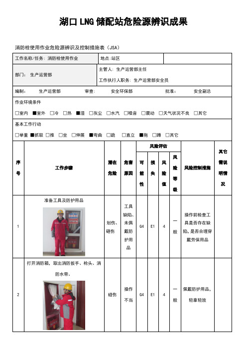 LNG储配站危险源辨识