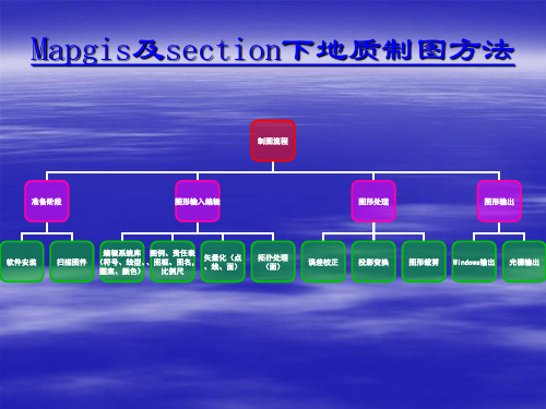 Mapgis及section下地质制图方法