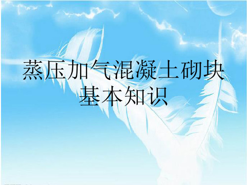 加气块基础