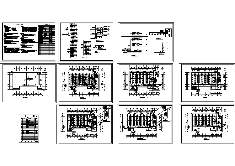 电气设计_某戒毒所学员宿舍电气施工图全套CAD图