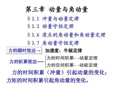 03动量和角动量