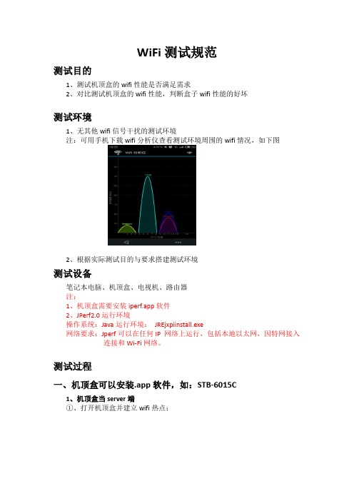 wifi测试测试规范