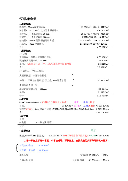 土木工程-屋面楼面做法