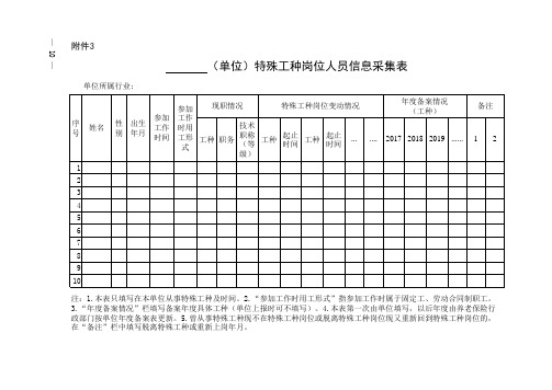 邯郸表一、二、三(登记表、花名册)