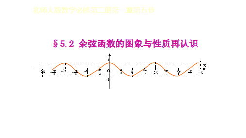 1.5.2余弦函数的图象与性质再认识(说课课件)-)高中数学北师大版(2019)必修第二册