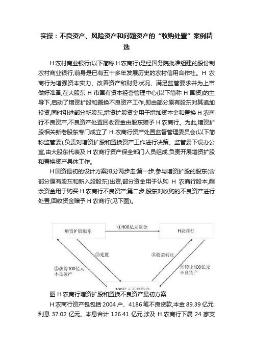 实操：不良资产、风险资产和问题资产的“收购处置”案例精选